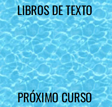 LIBROS DE TEXTO. CURSO 2024-2025