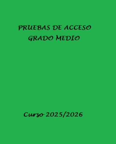 Listas admitidos Pruebas de Acceso a Grados Medios