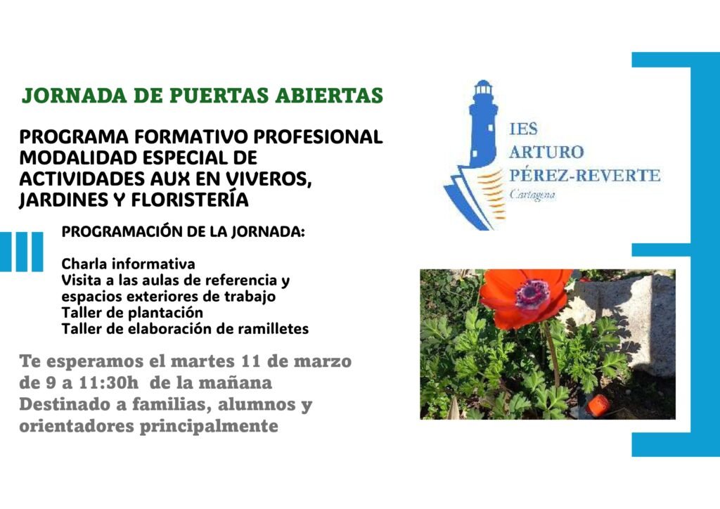 JORNADA DE PUERTAS ABIERTAS - PROGRAMAS ESPECIALES